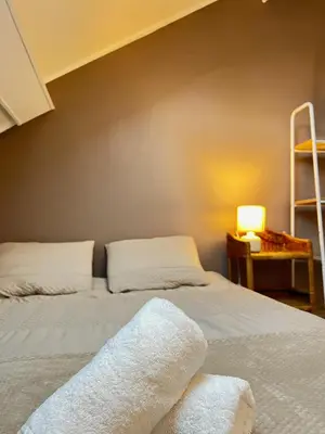 Un ou plusieurs lits dans un hébergement de l'établissement Studio B6 - Centre-Ville Meaux - Proche Disneyland