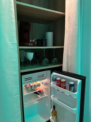 Cuisine ou kitchenette dans l'établissement Loveroom en bords de Meuse