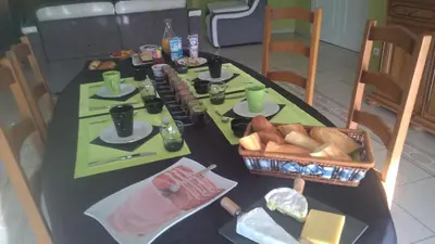 Nourriture dans le B&B/chambre d'hôtes ou à proximité