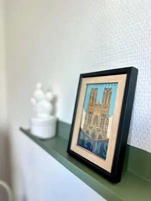 Plan de l'établissement VESLE Studio lumineux en hyper centre de Reims