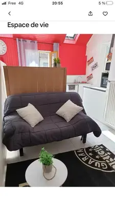 Coin salon dans l'établissement Studio Indépendant 5 min gare