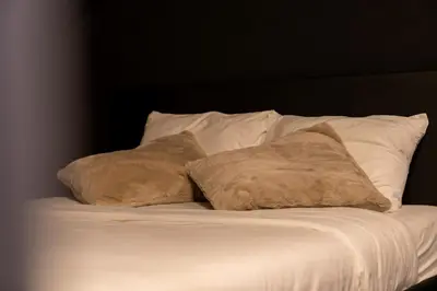 Un ou plusieurs lits dans un hébergement de l'établissement Honeymoon
