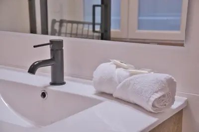 Salle de bains dans l'établissement Excellence Sarrail