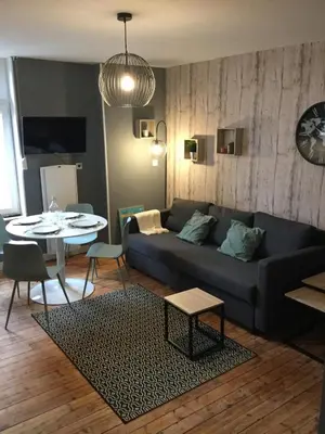 Coin salon dans l'établissement Résidence Molière M3