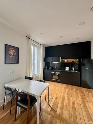 Cuisine ou kitchenette dans l'établissement La Pura Vida - à 2 minutes à pied de lAisne