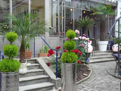 Jardin de l'établissement Les Caudalies