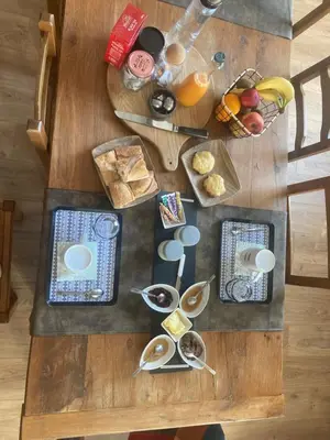 Nourriture dans le B&B/chambre d'hôtes ou à proximité