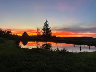 Paysage naturel près de la maison de vacances