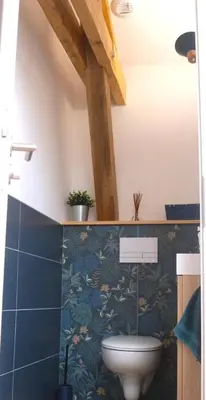Salle de bains dans l'établissement La hal'te verte