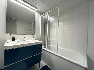 Salle de bains dans l'établissement E Mercier magnifique grand T2 à deux pas du centre