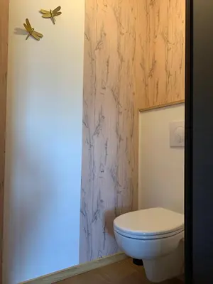 Salle de bains dans l'établissement L etoile marine