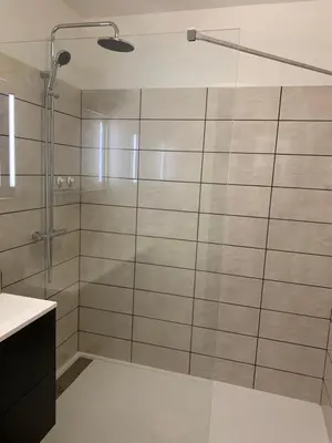 Salle de bains dans l'établissement Le mirondel
