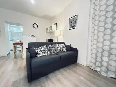 Coin salon dans l'établissement Duruy D studio confort proche piscine et patinoire