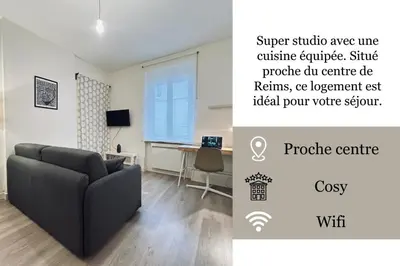 Télévision ou salle de divertissement dans l'établissement Duruy D studio confort proche piscine et patinoire