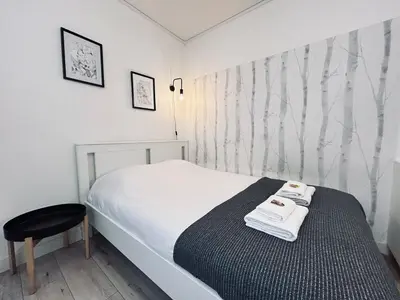 Un ou plusieurs lits dans un hébergement de l'établissement Duruy C, studio confortable à deux pas du centre