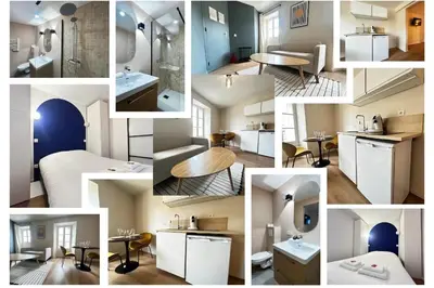 Salle de bains dans l'établissement E5 Reton T2 chic et confortable au coeur d Epernay