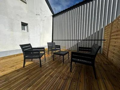 Plan de l'établissement E1 Reton magnifique T3 RDC terrasse et jacuzzi