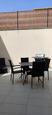 Balcon ou terrasse dans l'établissement Le Relais