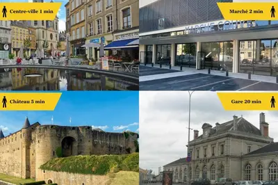 Plan de l'établissement S Bourgeois 2 Charmant T3 tout équipé au centre