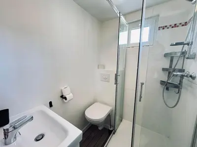 Salle de bains dans l'établissement Maison de charme Reims 8 chambres, 8 salle de bain