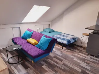 Coin salon dans l'établissement Chez Dogoré