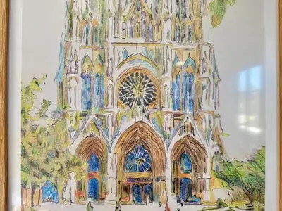 Plan de l'établissement Café des Arts Sur la Voie des Sacres