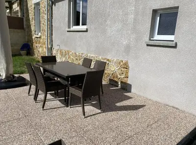 Terrasse ou espace extérieur de l'établissement Gite d'Inès