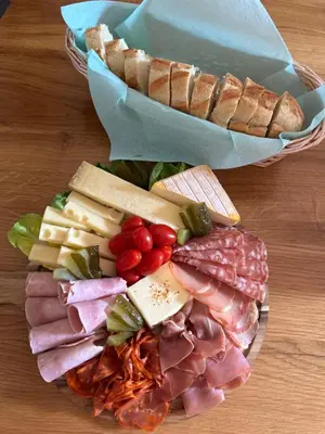 Nourriture dans la maison de vacances ou à proximité