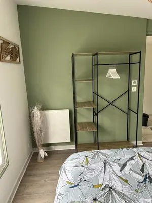 Un ou plusieurs lits dans un hébergement de l'établissement Appartement 29D à Mailly-le-Camp