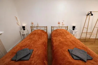 Un ou plusieurs lits dans un hébergement de l'établissement Champagne Therapy Demeure de charme avec piscine et SPA - 7 chambres