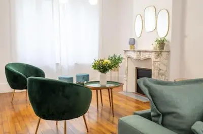 Coin salon dans l'établissement L'étape Pinot Meunier