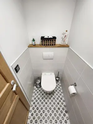 Salle de bains dans l'établissement Les Bulles d'Aÿ - Loft