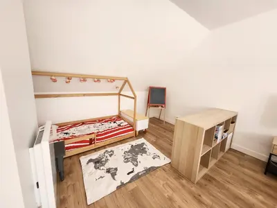 Un ou plusieurs lits dans un hébergement de l'établissement Villa Marine, Jacuzzi, 25' Disneyland