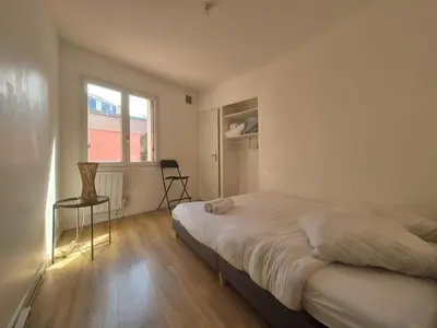Un ou plusieurs lits dans un hébergement de l'établissement Milano, 4 Pers, Centre-ville, Confortable