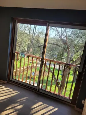 Balcon ou terrasse dans l'établissement Le claj'hope gîte 4 étoiles