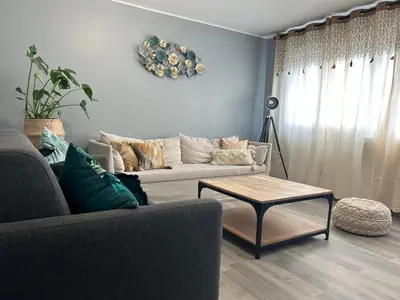 Coin salon dans l'établissement Cocon lumineux, tout confort