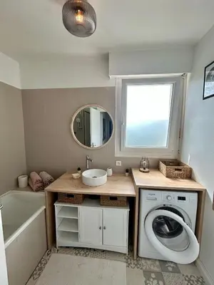 Salle de bains dans l'établissement Élégant cocon - Saint-Rémi
