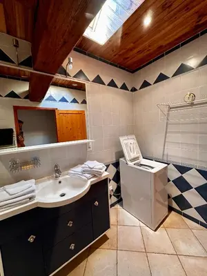 Salle de bains dans l'établissement Appartement dans les vignes