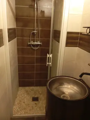 Salle de bains dans l'établissement la loge sparnacienne