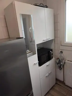 Cuisine ou kitchenette dans l'établissement Appartement confortable à Eppeville de 70 m²
