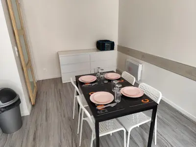 Plan de l'établissement Studio meublé centre ville- gare Villers Cotterets