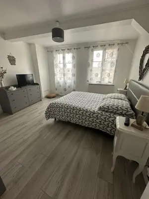 Un ou plusieurs lits dans un hébergement de l'établissement Maison ville centre cathédrale