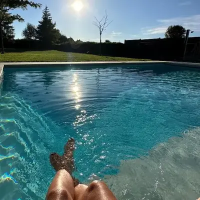 19th century farm house with pool in Champagne