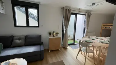 Coin salon dans l'établissement Paco Homestay