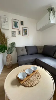 Coin salon dans l'établissement Paco Homestay