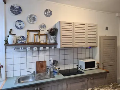 Cuisine ou kitchenette dans l'établissement Maison espagnole du XVIème siècle