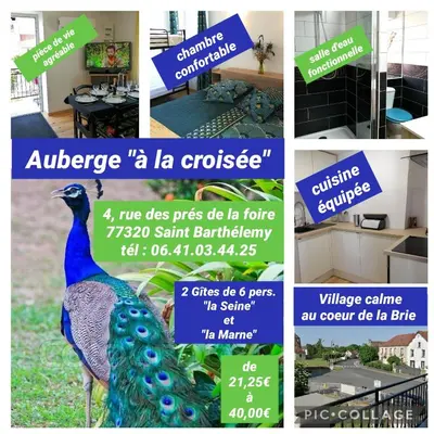 Plan de l'établissement AUBERGE à la croisée Gîte 