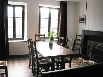 Coin salon dans l'établissement Ferme Des Chapelles