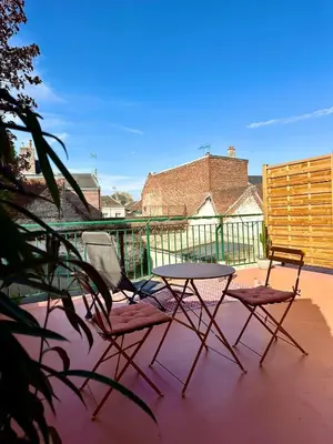 Balcon ou terrasse dans l'établissement 