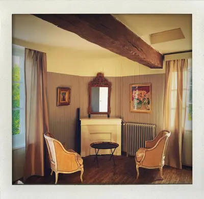 Coin salon dans l'établissement Chambres d'hôtes de la Maison de Chaalis